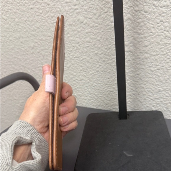 Coach Caramel Leather Checkbook Wallet - Picture 5 of 7